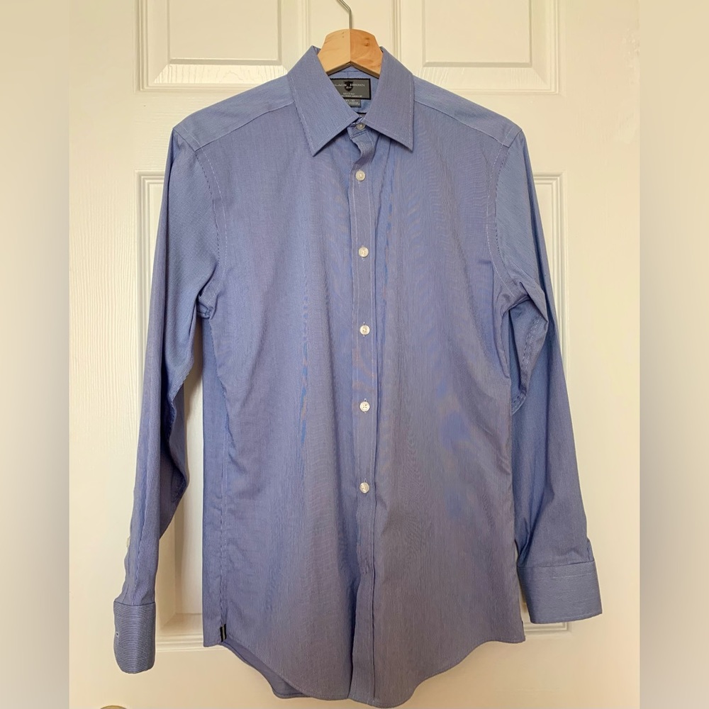 Black Brown 1826 | slim fit no iron button down shirt